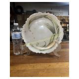 Hand painted corn plate