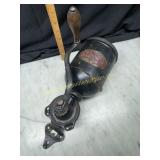 Universal wall mount coffee grinder mill