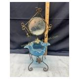 Antique French Victorian vanity trinket bowl