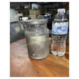 1860ï¿½s LECLANCHï¿½ BATTERY wet cell glass jar with