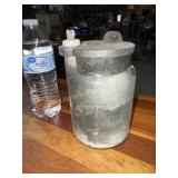 1860ï¿½s LECLANCHï¿½ BATTERY wet cell glass jar with