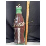 Metal Coca-Cola advertising thermometer