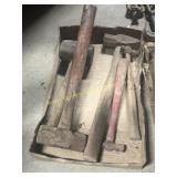Group of shop hammers