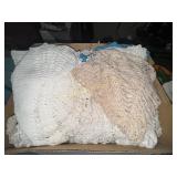 Crochet doilies and table cloths