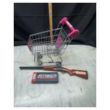 Knife, toy buggy and lighter gun