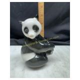 Lomonosov USSR seated panda figurine