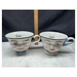 His and hers Baileys cups