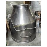Stainless steel dairy can