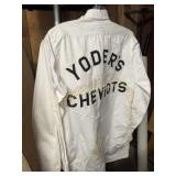 Vintage white workwear farm/ sheep showing jacket