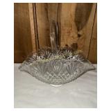 LE Smith pineapple pressed glass basket
