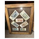 Currency in frame
