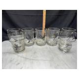 Vintage game bird steins and bar ware