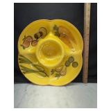 Mid century Los Angeles potteries chip and dip