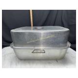 Aluminum roasting pan