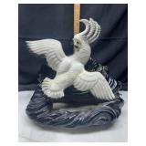 Midcentury 1950s Maddox of Calif cockatoo bird TV