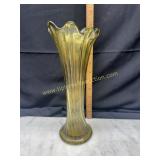 Vintage swung glass vase