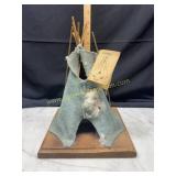 Running horse trading co leather Native American