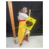 Vintage 1970s Norwegian good luck kitchen witch