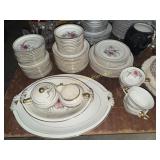 Meito ivory china pink tiger lily 67pcs