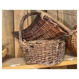 Cornucopia basket and rustic basket