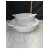 3 corningware baking dishes