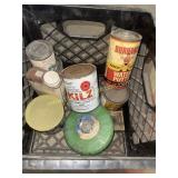 Crate of shop supplies