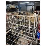 Metal dairy crate