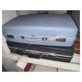 Vintage blue luggage
