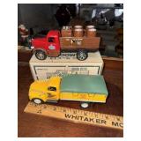 Die cast grain box truck and amoco stake truck