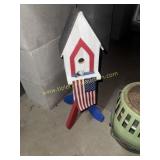 Patriotic bird house