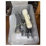 Collection of old flashlights