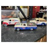 3 CarQuest die cast coin banks