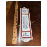 Vintage Ripley Insurance advertising thermometer