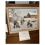 Oil painting with very high detail has