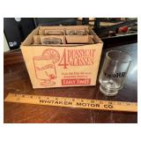 Vintage the pussycat promotional cocktail glasses