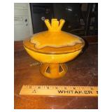 Vintage Royal Haeger 707S pottery atomic covered