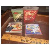 Tobacco tins and cigarette boxes