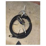 Gas hose and nozzle