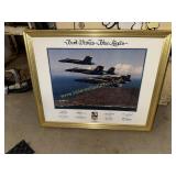 Blue angels autographed picture