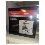 NIB snap-on vintage square electric bubble clock