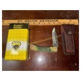 Timber rattler pocket knife with original box and