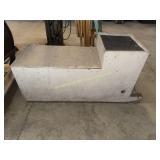 Ice fishing sled complete with tackle