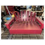 Doll size porch swing
