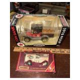Texaco ford runabout pickup coin bank and