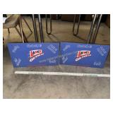 2 lance snacks promotional signs store display