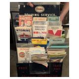 Vintage Esso touring service metal gas station
