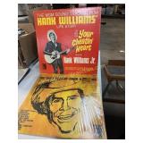 Hank Williams and JR Vinyl records
