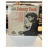 Sun Records Now Hereï¿½s Johnny Cash vinyl record