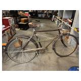Vintage brown campus flyer bicycle