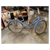 Blue 1950s Schwinn possibly tornado? ladies
